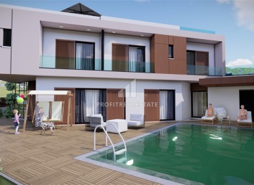 Двухэтажные виллы с бассейном на Северном Кипре. Новый инвестиционный проект в Отюкен, Искеле, 170-210 м2 ID-15322 фото-1