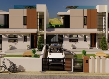 Двухэтажные виллы с бассейном на Северном Кипре. Новый инвестиционный проект в Отюкен, Искеле, 170-210 м2 ID-15322 фото-3