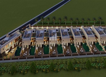 Двухэтажные виллы с бассейном на Северном Кипре. Новый инвестиционный проект в Отюкен, Искеле, 170-210 м2 ID-15322 фото-15