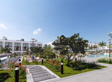 Привлекательное предложение для инвестиций: апартаменты, студии и садовые дуплексы 52-169м², на берегу моря, в Эсентепе, Северный Кипр ID-15342 фото-6