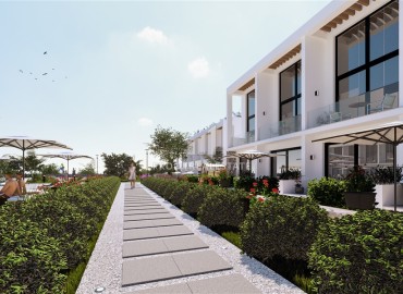 Привлекательное предложение для инвестиций: апартаменты, студии и садовые дуплексы 52-169м², на берегу моря, в Эсентепе, Северный Кипр ID-15342 фото-8