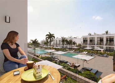 Привлекательное предложение для инвестиций: апартаменты, студии и садовые дуплексы 52-169м², на берегу моря, в Эсентепе, Северный Кипр ID-15342 фото-9