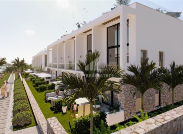 Привлекательное предложение для инвестиций: апартаменты, студии и садовые дуплексы 52-169м², на берегу моря, в Эсентепе, Северный Кипр ID-15342 фото-17