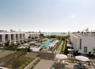 Привлекательное предложение для инвестиций: апартаменты, студии и садовые дуплексы 52-169м², на берегу моря, в Эсентепе, Северный Кипр ID-15342 фото-19