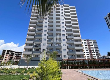 Two bedroom apartment, 105m², with a stylish interior in a residence with a swimming pool in Teje, Mersin ID-15343 фото-1