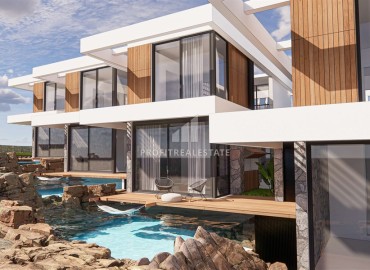 Villas with pool, 500 meters from the beach, under construction, Esentepe, Kyrenia, Northern Cyprus, 126-145 m2 ID-15351 фото-2