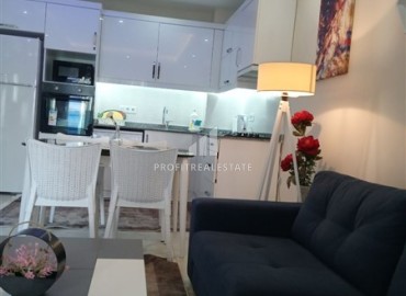 Comfortable apartment 350m from the sea: furnished one-bedroom apartment, 60m² in Mahmutlar, Alanya ID-15352 фото-3