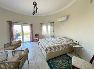 Furnished villa 3+1, 225m², with private pool and excellent views in Alanya - Kargicak ID-15356 фото-16