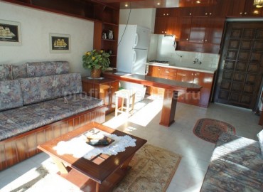 Недорогая меблированная квартира с видом на море в центральном районе Алании Тосмур, 45 кв.м. ID-1187 фото-2