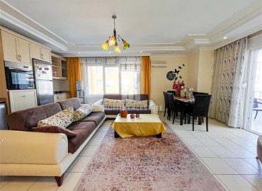Nice furnished two bedroom apartment, 110m², 400m from the sea, in Oba area, Alanya ID-15378 фото-2