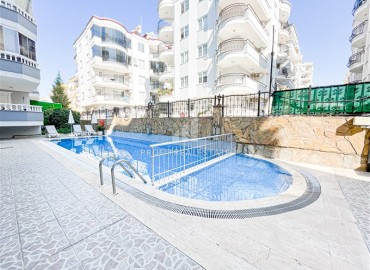 Nice furnished two bedroom apartment, 110m², 400m from the sea, in Oba area, Alanya ID-15378 фото-17
