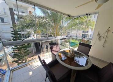 Furnished two bedroom apartment, 110m², in a cozy residence in the eastern part of Oba, Alanya ID-15380 фото-13