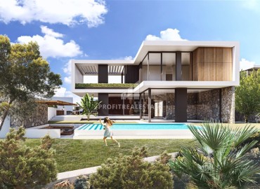 Luxury real estate in Cyprus: luxury 4+1 villas with a swimming pool, from the developer, Catalkoy, Kyrenia, Northern Cyprus, 241-436 m2 ID-15403 фото-4