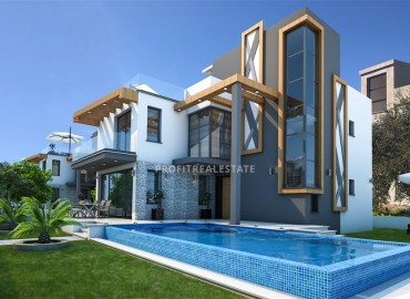 Роскошная двухэтажная вилла с бассейном, от застройщика, Озанкёй, Кирения, Северный Кипр, 220 м2 ID-15405 фото-1
