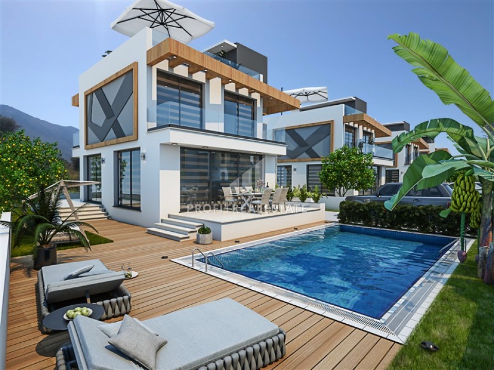 Роскошная двухэтажная вилла с бассейном, от застройщика, Озанкёй, Кирения, Северный Кипр, 220 м2 ID-15405 фото-2