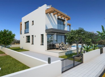 Роскошная двухэтажная вилла с бассейном, от застройщика, Озанкёй, Кирения, Северный Кипр, 220 м2 ID-15405 фото-10