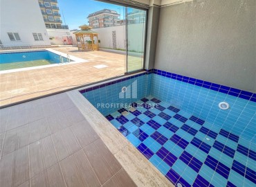 One-bedroom apartment 55m², unfurnished, 300 meters from the sea, in a residence with facilities in Kargicak, Alanya ID-15407 фото-18