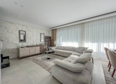 Luxurious two-level apartment 2+1, 110 m² with a terrace and designer interior, Kargicak, Alanya ID-15408 фото-8