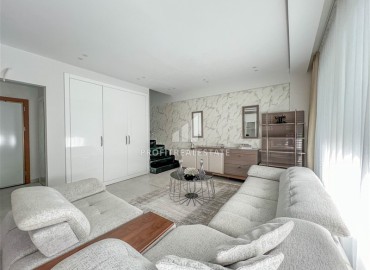Фешенебельная двухуровневая квартира 2+1, 110м² с террасой и дизайнерским интерьером, Каргыджак, Аланья ID-15408 фото-9
