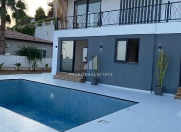 New elegant three bedroom villa, 200m², with private pool in Kargicak, Alanya ID-15411 фото-2