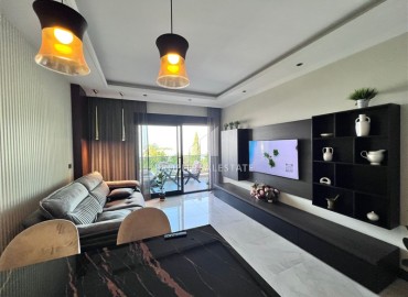 Фешенебельная двухкомнатная квартира, 65м², с видом на море в комплексе премиум класса, в Каргыджаке, Алания ID-15414 фото-8