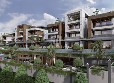 Premium investment project from the developer: luxury villa residence 430-455m², Kargicak, Alanya ID-15429 фото-2