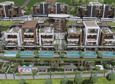 Premium investment project from the developer: luxury villa residence 430-455m², Kargicak, Alanya ID-15429 фото-5