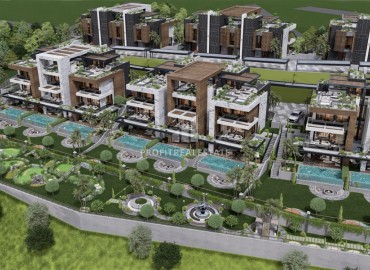 Premium investment project from the developer: luxury villa residence 430-455m², Kargicak, Alanya ID-15429 фото-6