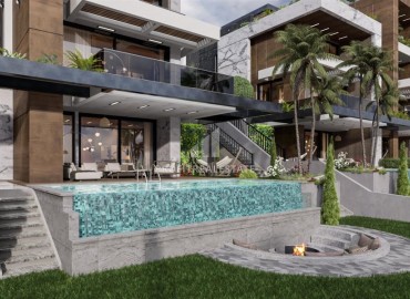 Premium investment project from the developer: luxury villa residence 430-455m², Kargicak, Alanya ID-15429 фото-12