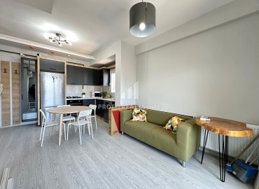 Видовая меблированная двухкомнатная квартира, 60м², в комфортабельном комплексе в Мерсине, Тедже ID-15432 фото-5