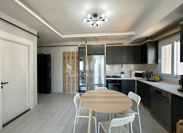 Видовая меблированная двухкомнатная квартира, 60м², в комфортабельном комплексе в Мерсине, Тедже ID-15432 фото-8
