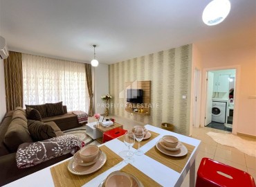 Уютная квартира с одной спальней, 60м², в комфортабельной резиденции в Махмутларе, Алания ID-15437 фото-4