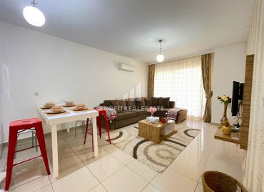 Уютная квартира с одной спальней, 60м², в комфортабельной резиденции в Махмутларе, Алания ID-15437 фото-7