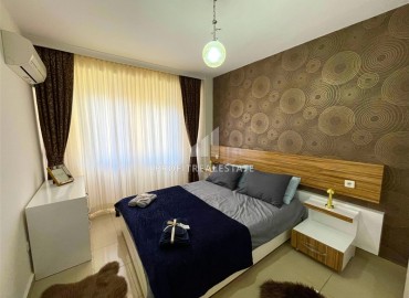Уютная квартира с одной спальней, 60м², в комфортабельной резиденции в Махмутларе, Алания ID-15437 фото-10