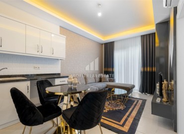 Стильные апартаменты 1+1, с дизайнерским интерьером, в резиденции 2023 года, Авсаллар, Аланья, 55 м2 ID-15441 фото-4