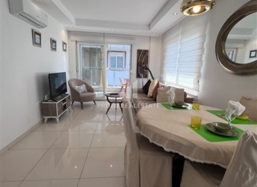 Furnished one bedroom apartment 100 meters from the sea, Alanya, center, 55 m2 ID-15442 фото-3
