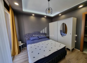 Элегантная меблированная квартира с одной спальней, 55м², в 250м от моря в микрорайоне Соли, Мезитли ID-15481 фото-7