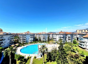 Elegant furnished penthouse 3+1, 220m², with separate kitchen and glazed balcony, in Oba, Alanya ID-15489 фото-1