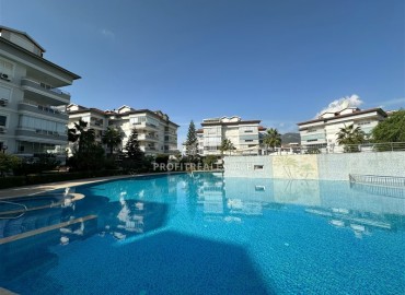 Elegant furnished penthouse 3+1, 220m², with separate kitchen and glazed balcony, in Oba, Alanya ID-15489 фото-16