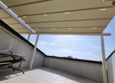 Bright cozy penthouse 3+2, 190m², furnished, terrace, 250 meters from the sea, in Oba, Alanya ID-15492 фото-14