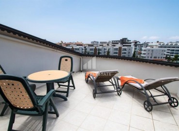 Bright cozy penthouse 3+2, 190m², furnished, terrace, 250 meters from the sea, in Oba, Alanya ID-15492 фото-13