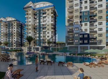 Urgent sale! Inexpensive apartment 1+1, 60m², unfurnished, at the final stage of construction in Avsallar, Alanya ID-15495 фото-3