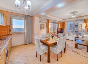 Beautiful elegant furnished apartment 2+1, 110m², with panoramic views of the Mediterranean Sea, in Mahmutlar, Alanya ID-15496 фото-7