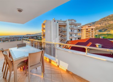 Beautiful elegant furnished apartment 2+1, 110m², with panoramic views of the Mediterranean Sea, in Mahmutlar, Alanya ID-15496 фото-16