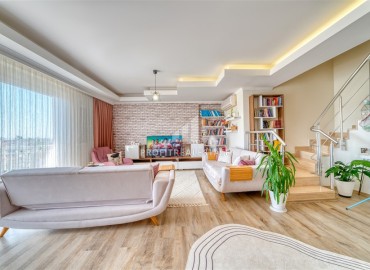 Spacious three bedroom duplex in a well-kept and green residence in Oba district, Alanya, 190 m2 ID-15497 фото-3