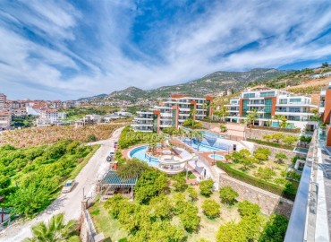 Luxury apartment 3+1, 225m², with a jacuzzi on a view terrace in a comfortable residence in the Alanya area - Cikcilli ID-15514 фото-1