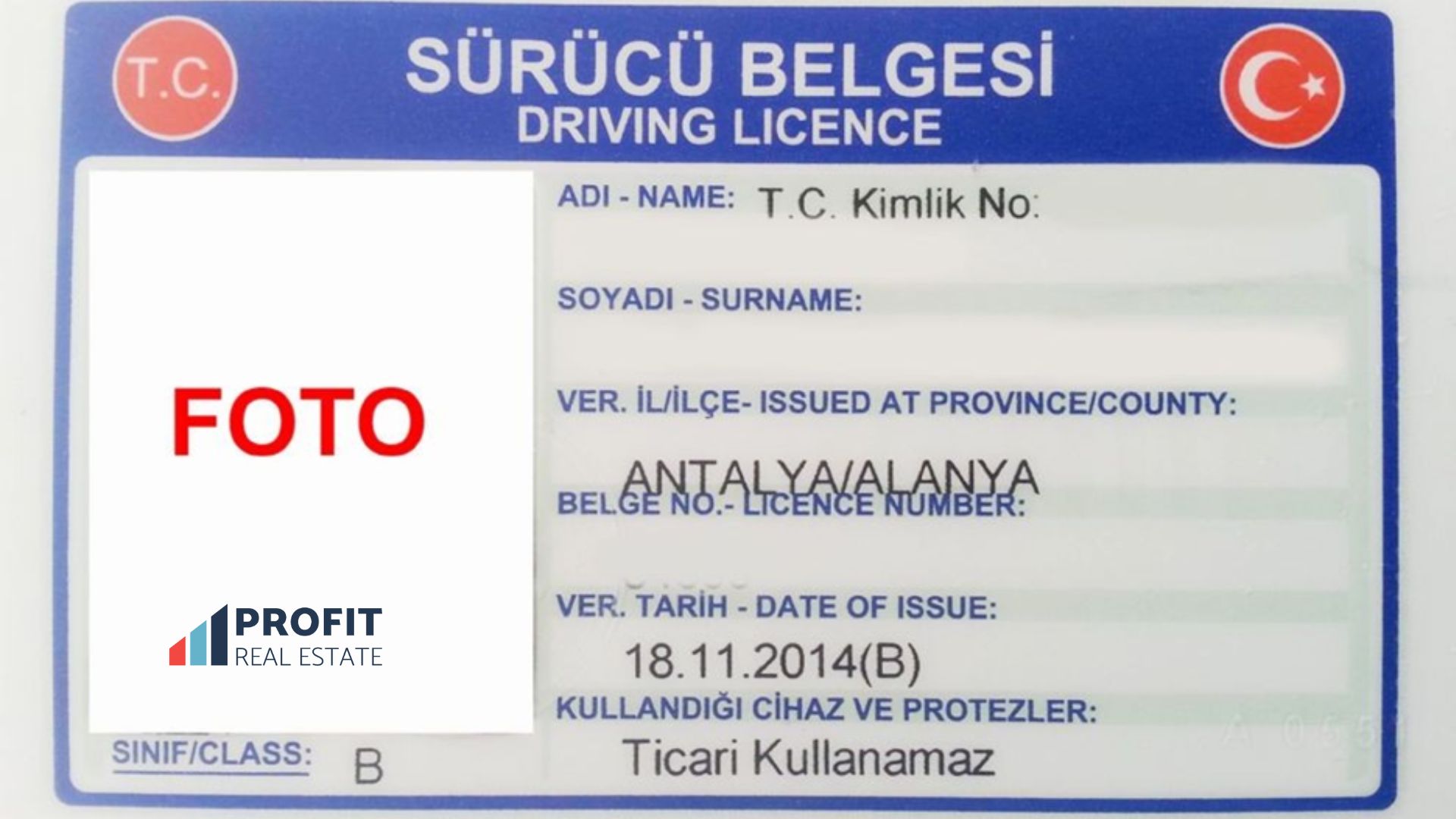 Турецкие водительские права