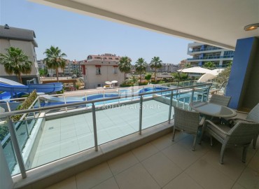 Bright furnished apartment 1+1, 55m², in a residence with the facilities of a five-star hotel, Oba, Alanya ID-15524 фото-16