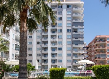 Furnished apartment 3+1, 160m², with panoramic views of the Mediterranean Sea, on the first coastline in Mahmutlar, Alanya ID-15532 фото-1