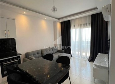 Stylish furnished one-bedroom apartment, 45m², in a new residential residence with facilities, Avsallar, Alanya ID-15547 фото-2